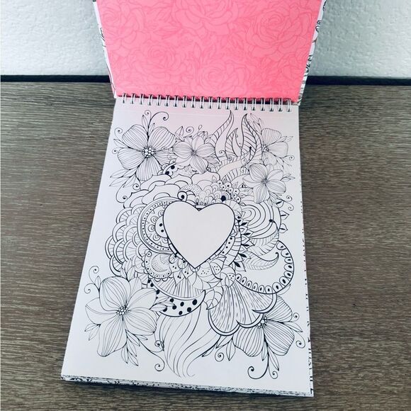 Bloom Where You Are Planted Floral Adult Coloring Book - Picture 2 of 7